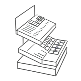  Cosmetic acrylic display 